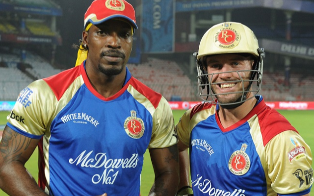 AB de Villiers, Chris Gayle Inducted Into RCB’s Hall Of Fame