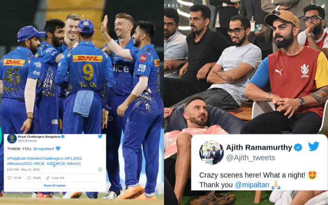 “Luck is with RCB” – Twitter Reacts After RCB Reach IPL 2022 Playoffs