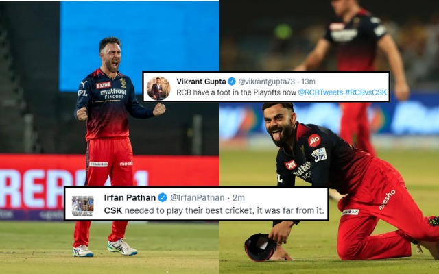 “One Step In The Playoffs” – Twitter Goes Mad As Royal Challengers Bangalore Beat Chennai Super Kings