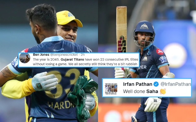 “Well Done Saha” – Twitter Lauds GT And Wriddhiman Saha After Thrilling Win Over CSK