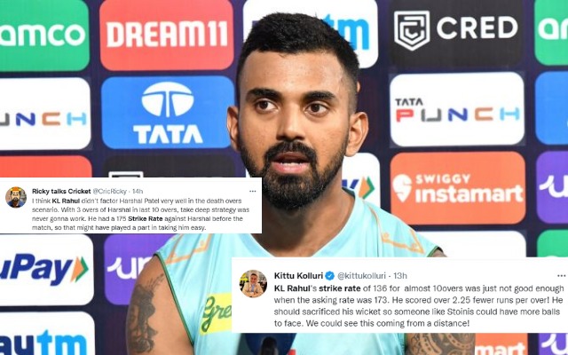 “KL Rahul Is The Reason For The Loss” – Fans Slam LSG Captain After Defeat Against RCB
