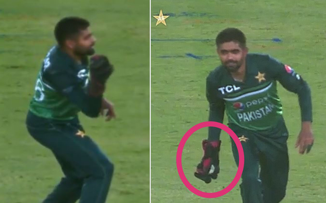 [Watch] Babar Azam Fields With Wicket-keeper’s Gloves, Pakistan Gets Five-Run Penalty