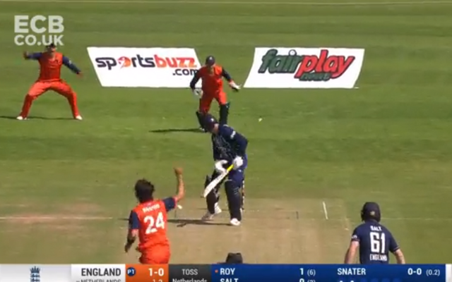[Watch] Jason Roy Outfoxed By His Dutch Cousin Shane Snater In 1st ODI