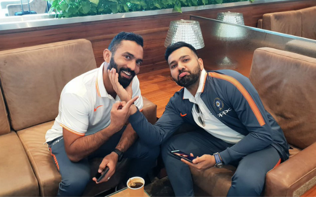 “Still Have Some Cricket Left”- Old Chat Between Dinesh Karthik And Rohit Sharma Goes Viral