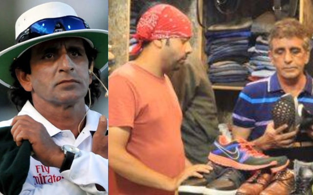 Former Pakistan Umpire Asad Rauf Now Runs A Shop In Lahore Selling Shoes And Clothes