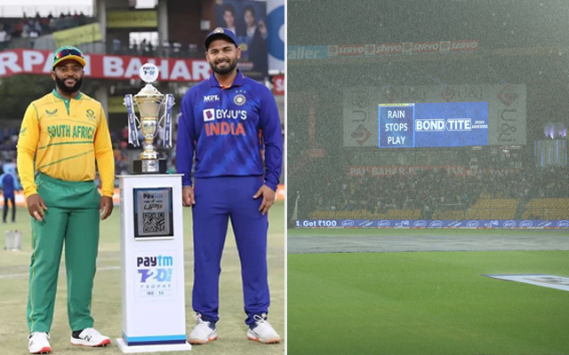 “Rain Wins” – Fans Get Disappointed As IND vs SA Fifth T20I Gets Called Off