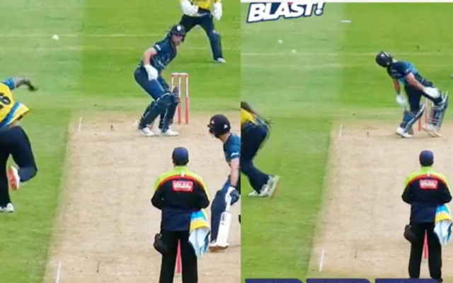 [Watch] Umpire Gives 5 Runs Penalty To Dangerous Throw Of Carlos Braithwaite In T20 Blast