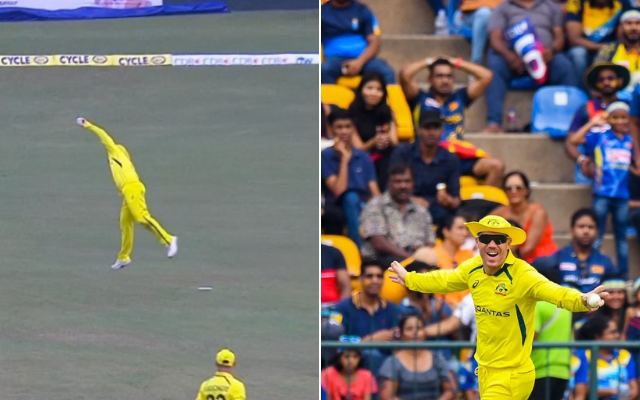 [Watch] David Warner Pulls Off A Stunning Catch In 1st ODI vs Sri Lanka