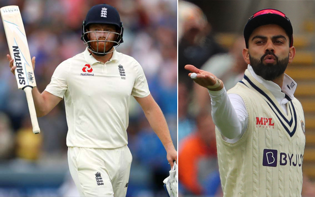 [Watch] Virat Kohli Gives A ‘Flying Kiss’ Send Off To Jonny Bairstow During The Fifth Test Match