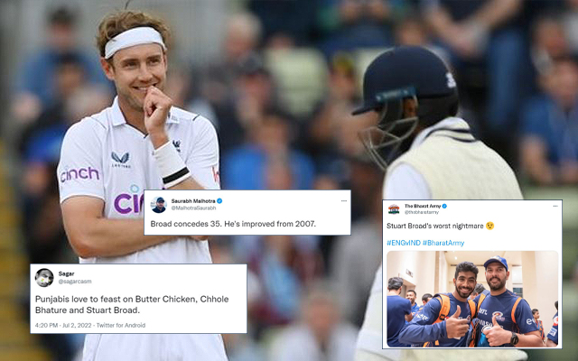 ENG vs IND 2022: “Stuart Broad’s Worst Nightmare” – Twitterati Troll The England Pacer As He Concedes 35 Runs In An Over Against India In The Fifth Test