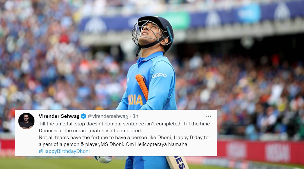 “Om Helicopteraya Namah” – Wishes Pour In For MS Dhoni As He Celebrates His 41st Birthday