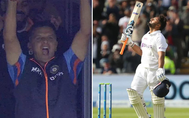 [Watch] Rahul Dravid’s Animated Celebration As Rishabh Pant Slams A Brilliant Century Against England In The Fifth Test
