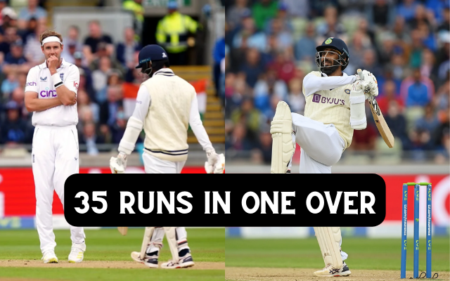 [Watch]- Stuart Broad Concedes 35 runs In An Over Against Jasprit Bumrah