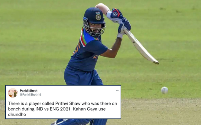 ZIM vs IND 2022: “Kahan Gaya Use Dhundho” – Fans Criticize Selectors As Prithvi Shaw Gets Ignored For ODI Series vs Zimbabwe