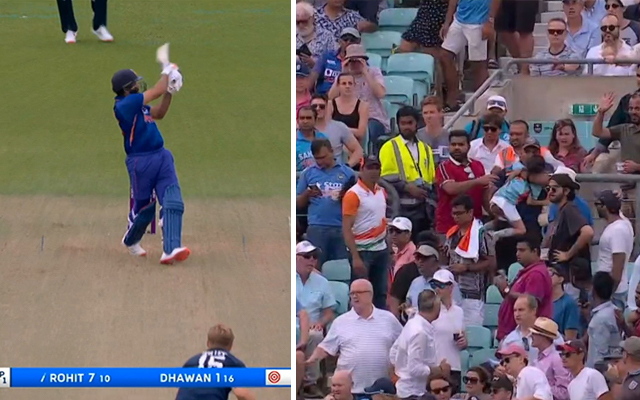 [Watch] Rohit Sharma’s Six Hits A Little Girl In The Crowd, England Send Their Physios To Help