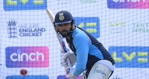 Rohit Sharma nets