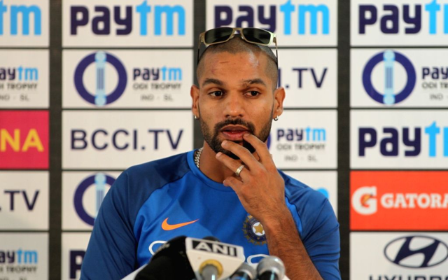 “I Can’t Do An Old Start” – Shikhar Dhawan Comes Up With A Cheeky Response To A Reporter’s Question