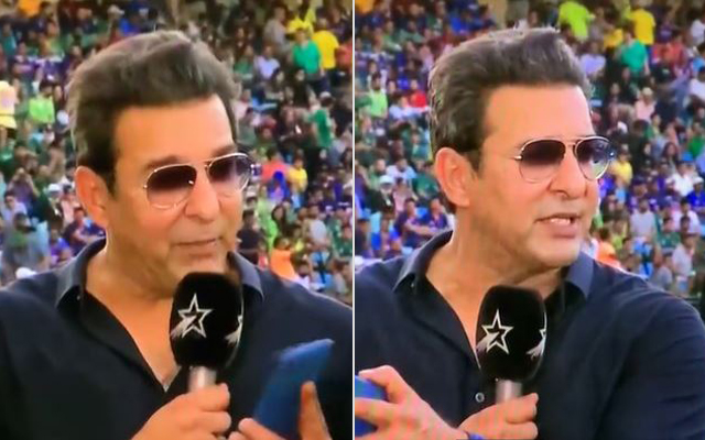 [Watch] “It’s Not A Small Mistake” – Wasim Akram Gets Angry As Broadcasters Mess Up Pakistan’s Playing XI Against India