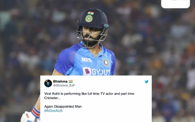 “Yeh Kaise Goat Hain Re?” – Twiteratti Slam Virat Kohli As He Gets Out Cheaply In 1st T20I vs Australia