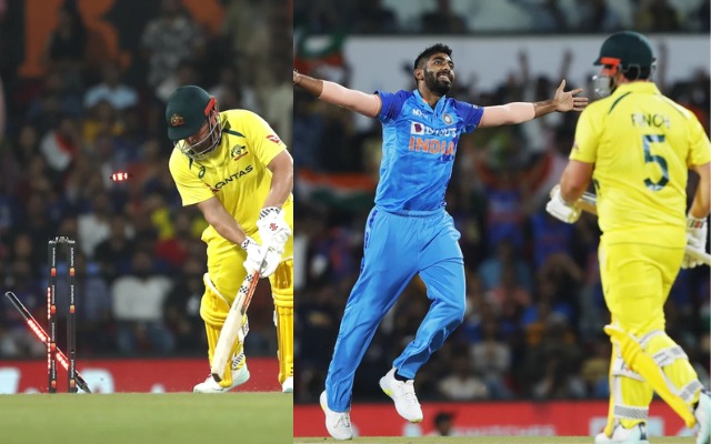 [WATCH] Jasprit Bumrah Nails Perfect Yorker To Dismiss Aaron Finch In His Comeback Game