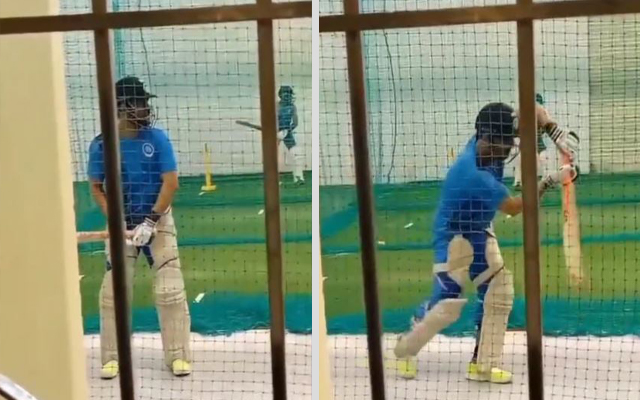 [Watch] MS Dhoni’s Batting Session In Nets At JSCA Stadium Goes Viral
