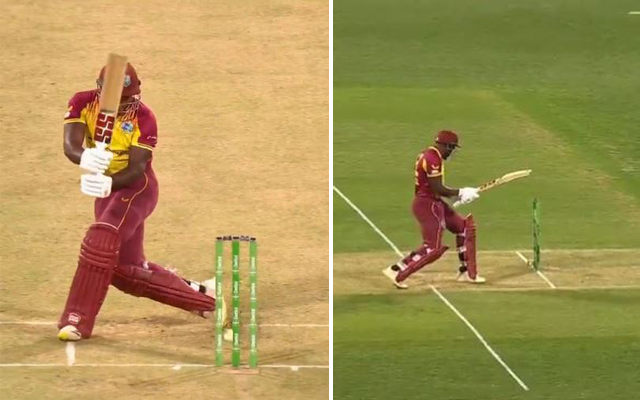 [Watch] Rovman Powell Gets Lucky Escape As Ball Hits Stumps But Bails Stay On