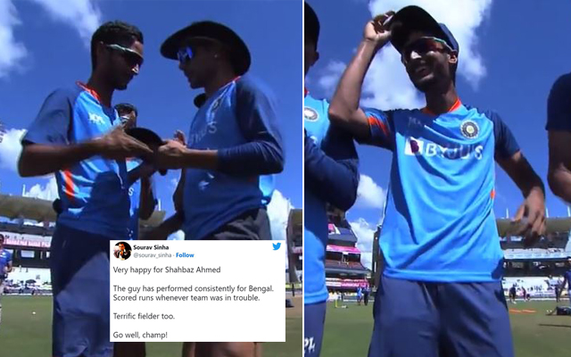 “Go Well, Champ!” – Fans Delighted As Shahbaz Ahmed Makes His India Debut In Second ODI Against South Africa