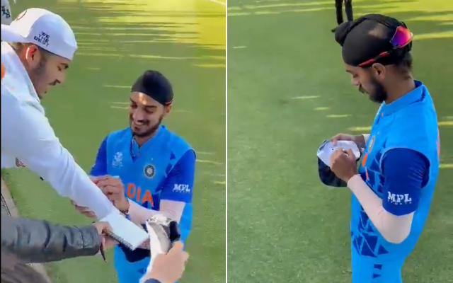 [WATCH] Arshdeep Singh Gives Autographs After Warm-Up Game vs Western Australia