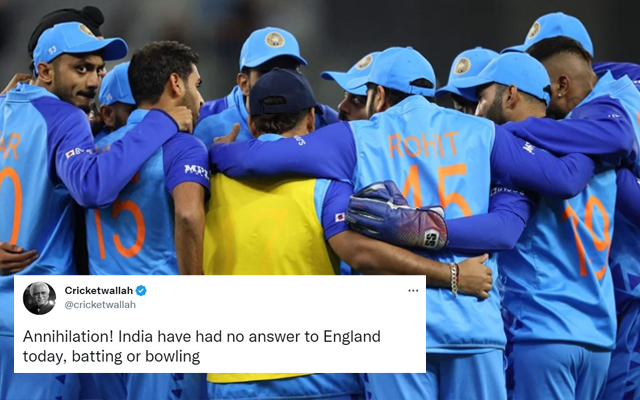 “Annihilation” – Twitterati React As Team India Suffers Embarrassing Loss Against England In 2022 T20 World Cup Semi-Final