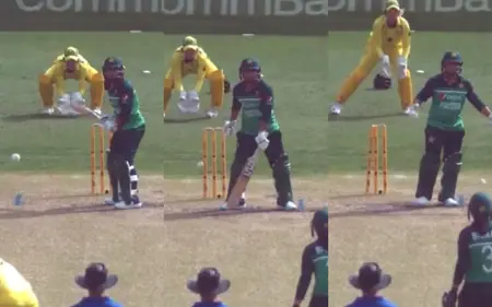 [WATCH] Nida Dar Raises Eyebrows After Withdrawing From Tahlia McGrath’s Delivery
