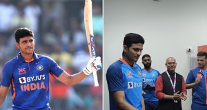 Shubman Gill double century celebration