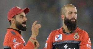 Virat Kohli and Moeen Ali