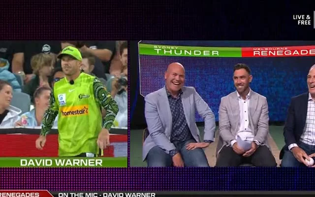 [WATCH] David Warner Hilariously Insults Glenn Maxwell During A BBL Game