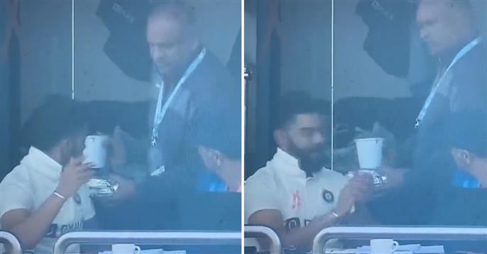 [WATCH] Virat Kohli Reacts As His Favourite Chole Kulche Was Delivered In Dressing Room