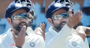 ROhit Sharma furious after DRS replay