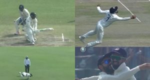 KL Rahul one-handed catch to dismiss Khawaja