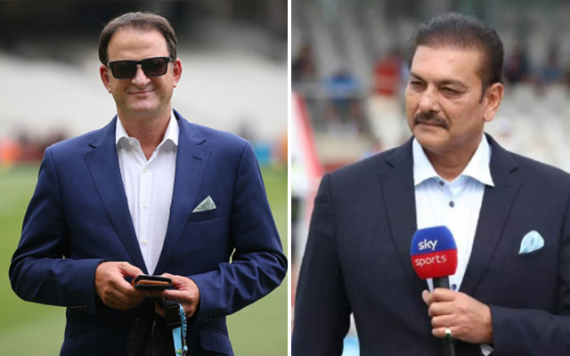 “I Remember Your 4-0 Prediction When We Got All Out For 36” – Ravi Shastri Engages In A Banter With Mark Waugh