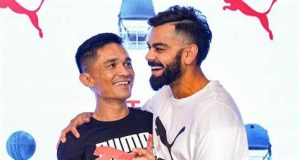 Virat Kohli and Sunil Chhetri Pic Credit: Twitter