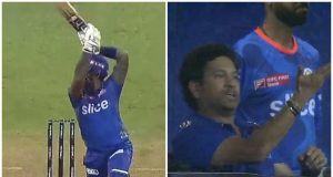 Sachin Tendulkar Stunned from Sky's shot