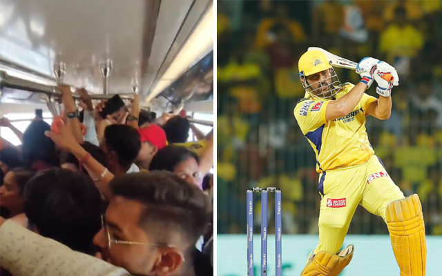 [Watch] IPL 2023: Fans Chant “Dhoni-Dhoni” In Ahmedabad Metro Ahead Of CSK-GT Final