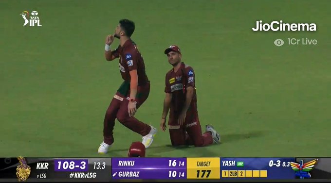 IPL 2023: [Watch] Naveen-Ul-Haq Silenced The Crowd With His Gesture