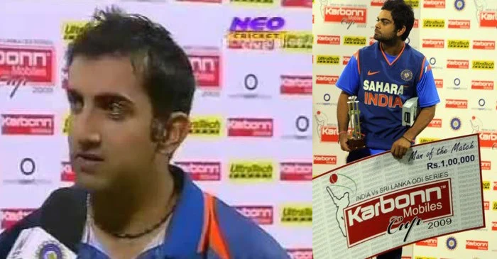 IPL 2023: [WATCH] Old Video Surfaced As Gautam Gambhir Gave His MOM Award To Virat Kohli