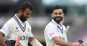 Cheteshwar Pujara and Virat Kohli