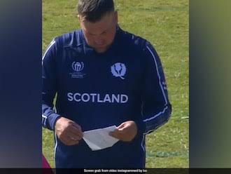 ICC World Cup Qualifiers 2023: [WATCH] Before Bowling A Scotland Star “Reads From The Script,” The Video Goes Viral