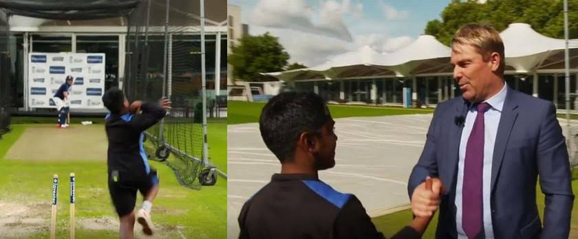 [WATCH]: “I’m Going To Keep A Close Eye On You”-  13 Years Old, Rehan Ahmed Captured Shane Warne’s Attention With His Spin