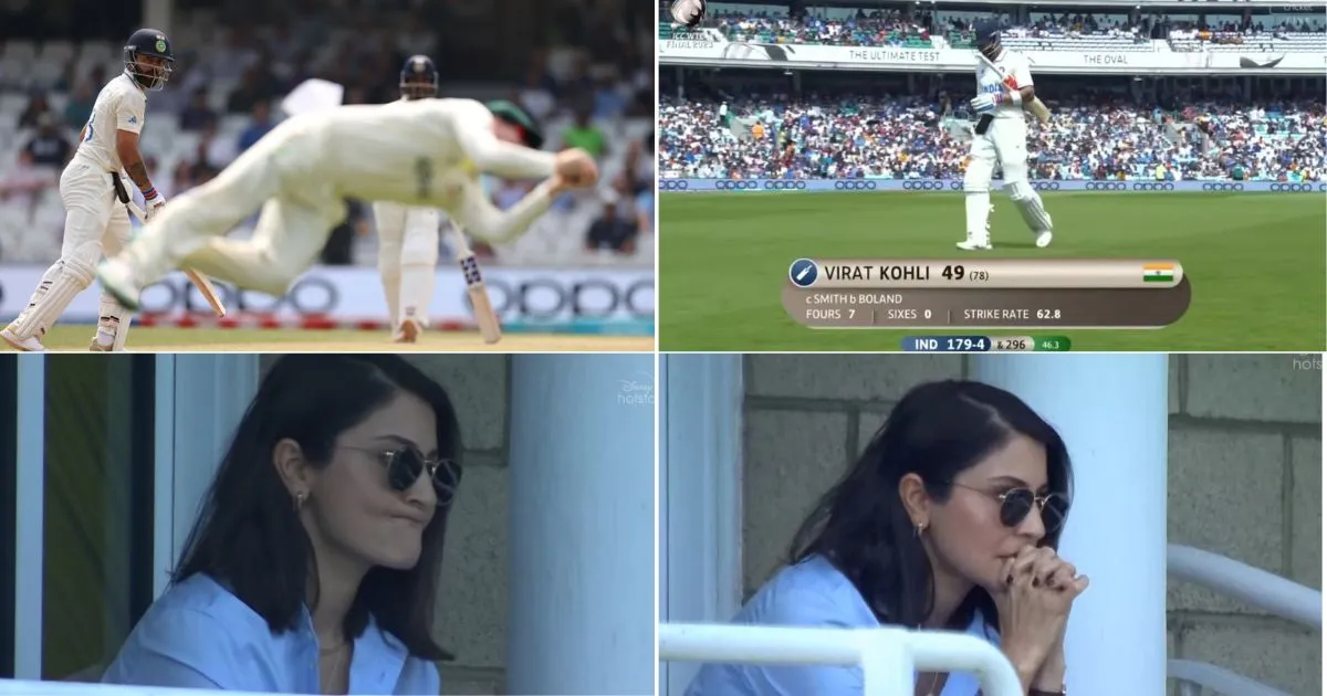 WTC Final 2023: [Watch] Heartbreaking Reaction of Anushka Sharma After Virat Kohli’s Wicket