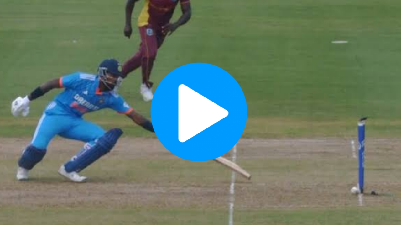 WI vs IND: [WATCH] India All-rounder’s Unusual Run-Out Against West Indies Triggers A Social Media Debate