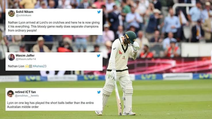 Ashes 2023: “Lyon-Hearted Stuff” – Fans React as Nathan Lyon Comes To Bat on Day 4 With Calf Injury