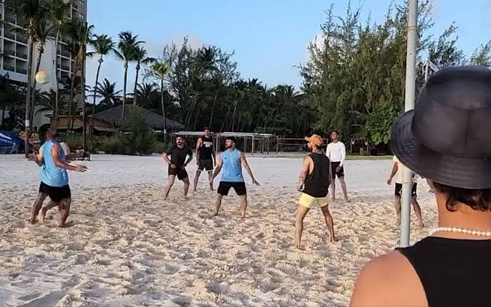 [Watch] Ishan Kishan Becomes The Cameraman For Team India Players’ Beach Volleyball Session In Barbados