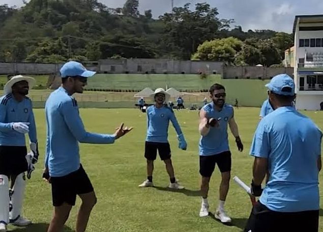 WI vs IND: [WATCH] Virat Kohli, Shubman Gill Practice Ahead The First Test